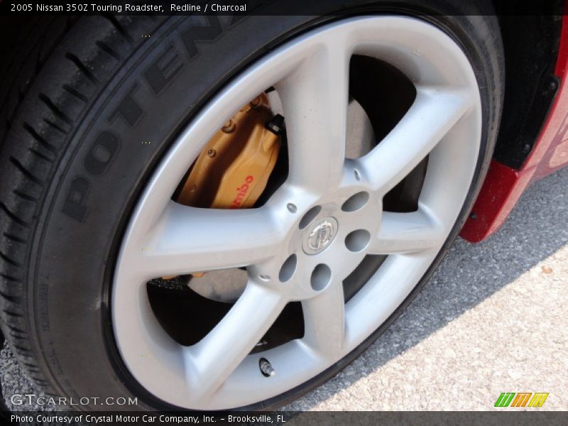 Redline / Charcoal 2005 Nissan 350Z Touring Roadster