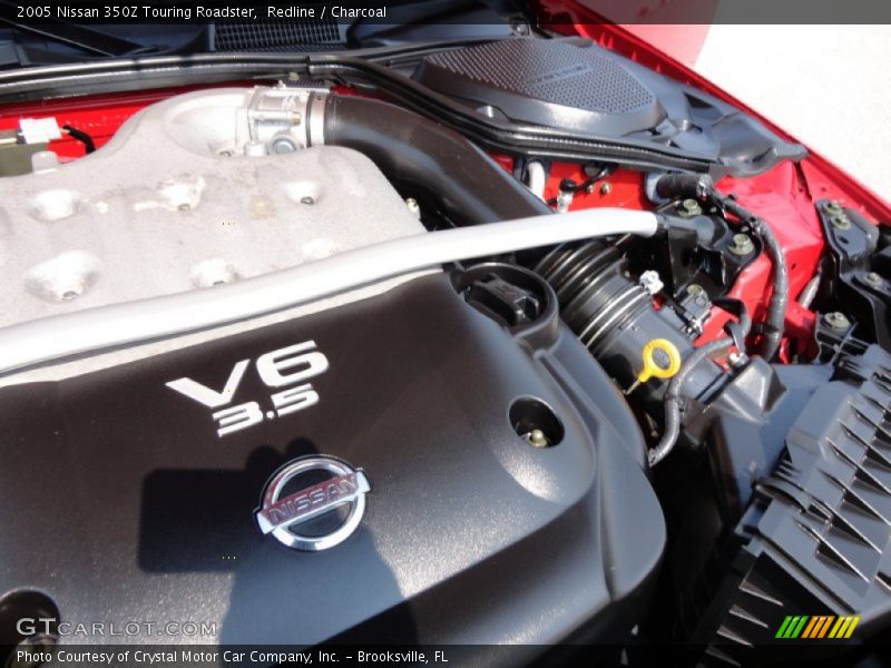 Redline / Charcoal 2005 Nissan 350Z Touring Roadster