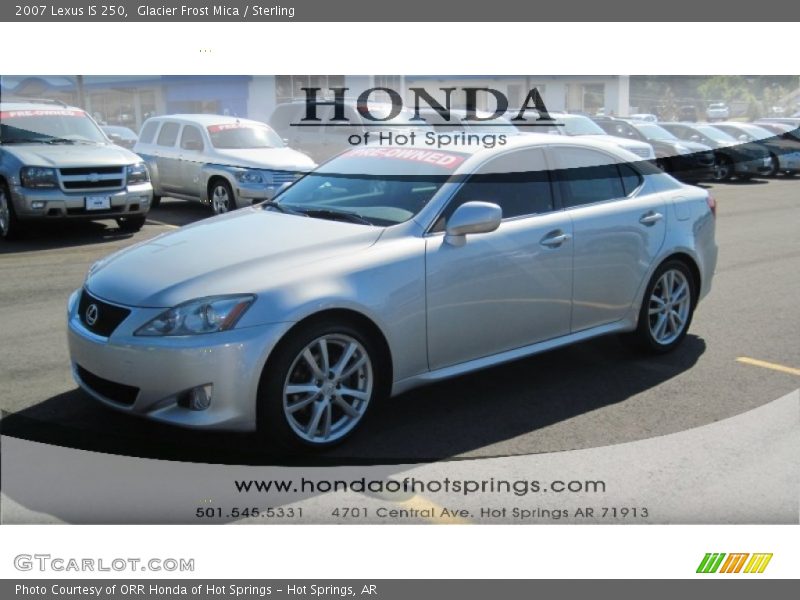 Glacier Frost Mica / Sterling 2007 Lexus IS 250