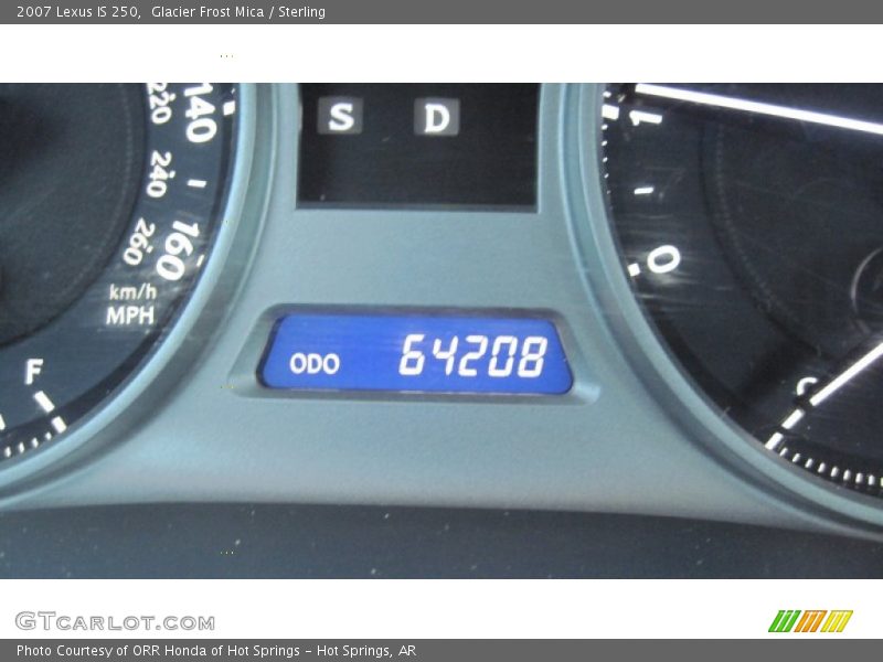 Glacier Frost Mica / Sterling 2007 Lexus IS 250