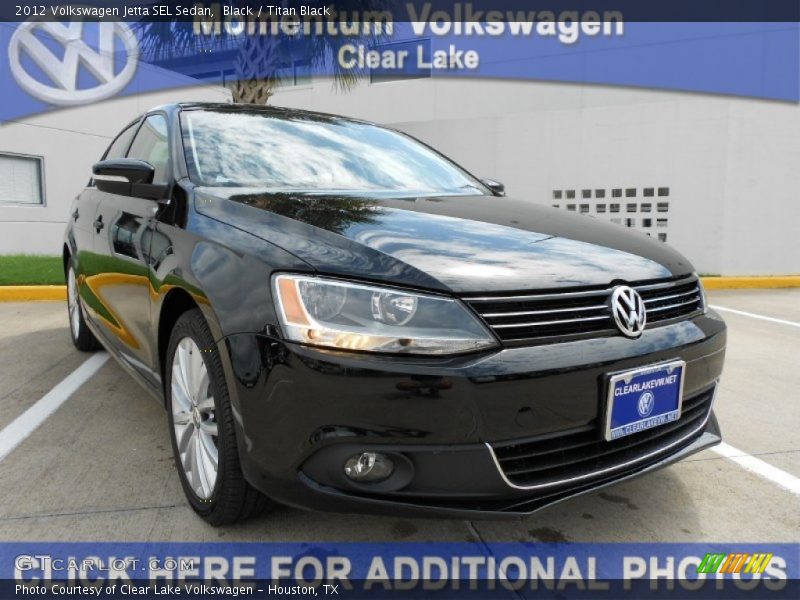 Black / Titan Black 2012 Volkswagen Jetta SEL Sedan