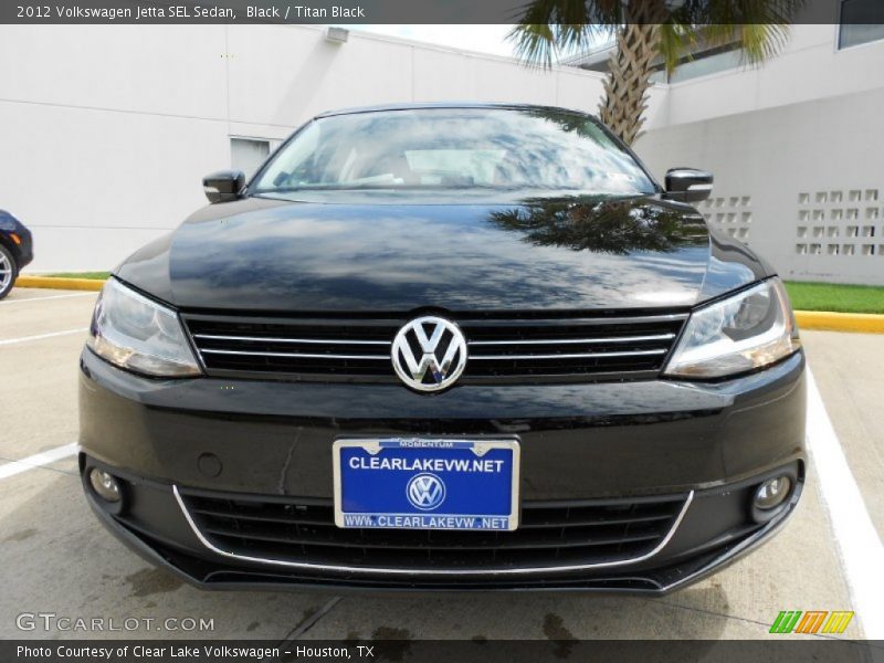 Black / Titan Black 2012 Volkswagen Jetta SEL Sedan