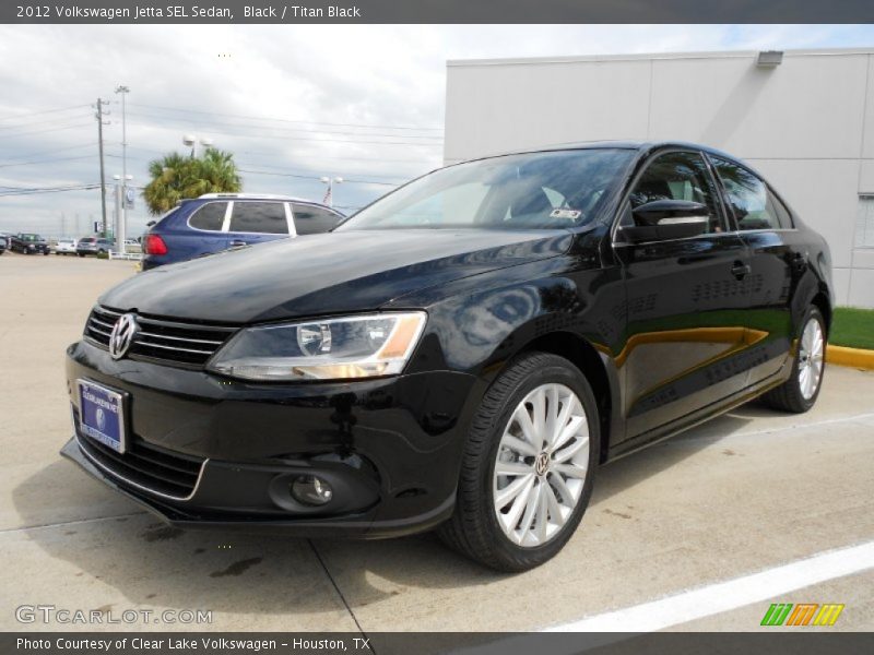 Black / Titan Black 2012 Volkswagen Jetta SEL Sedan