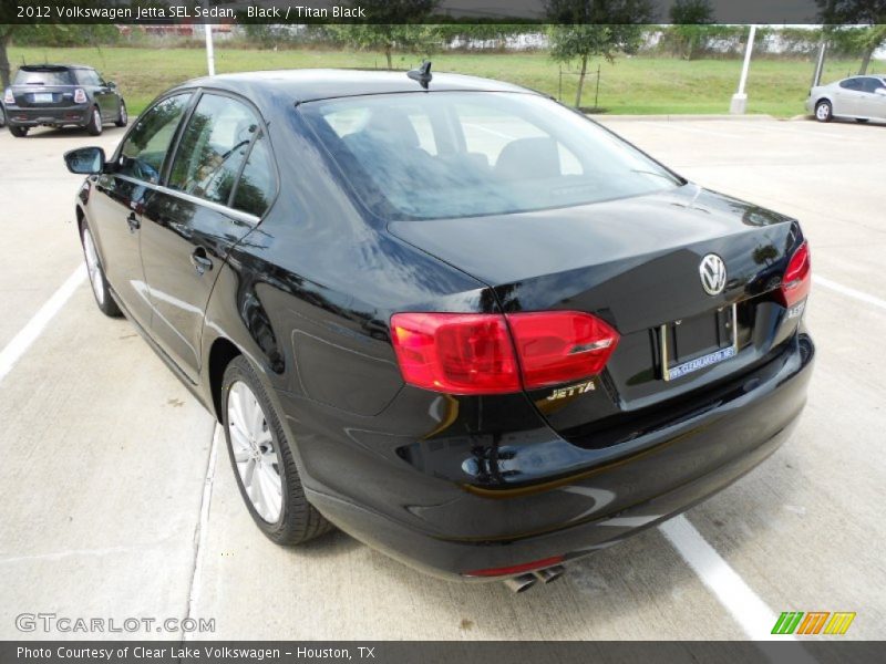Black / Titan Black 2012 Volkswagen Jetta SEL Sedan