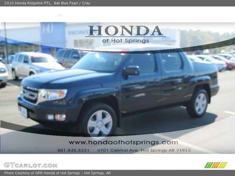 Bali Blue Pearl / Gray 2010 Honda Ridgeline RTL