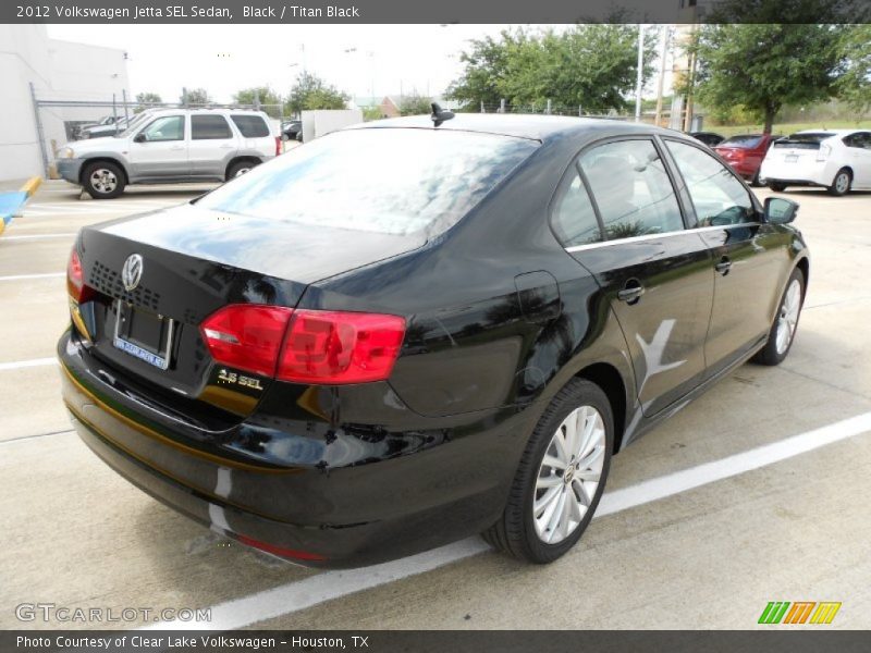 Black / Titan Black 2012 Volkswagen Jetta SEL Sedan