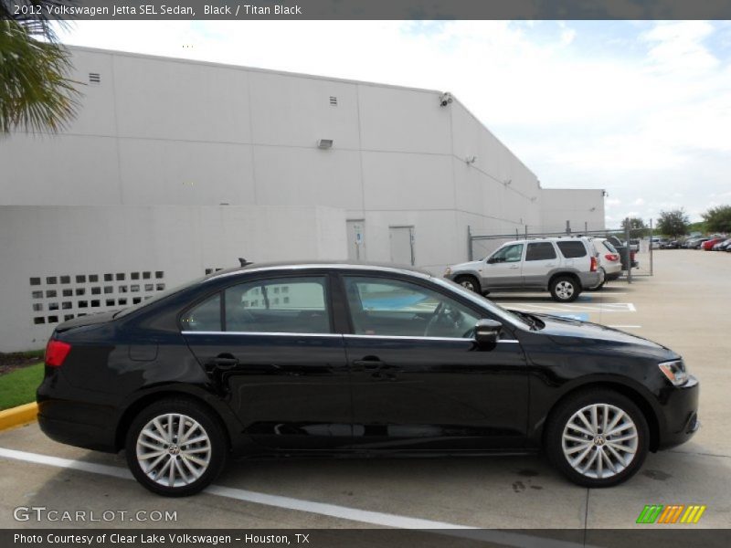 Black / Titan Black 2012 Volkswagen Jetta SEL Sedan