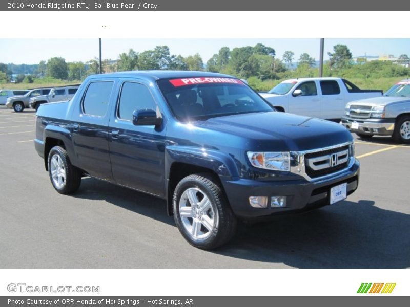 Bali Blue Pearl / Gray 2010 Honda Ridgeline RTL