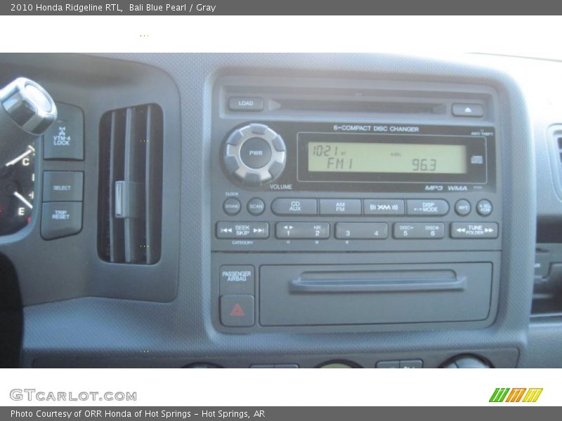 Bali Blue Pearl / Gray 2010 Honda Ridgeline RTL
