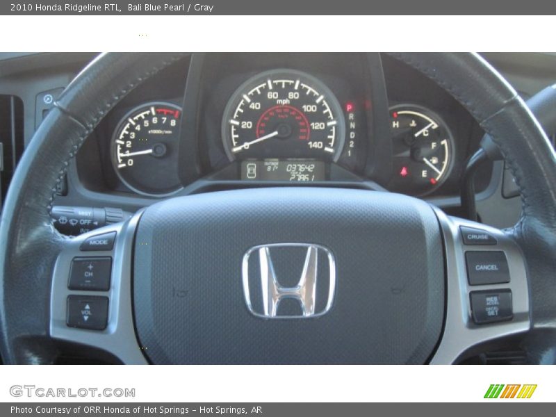 Bali Blue Pearl / Gray 2010 Honda Ridgeline RTL