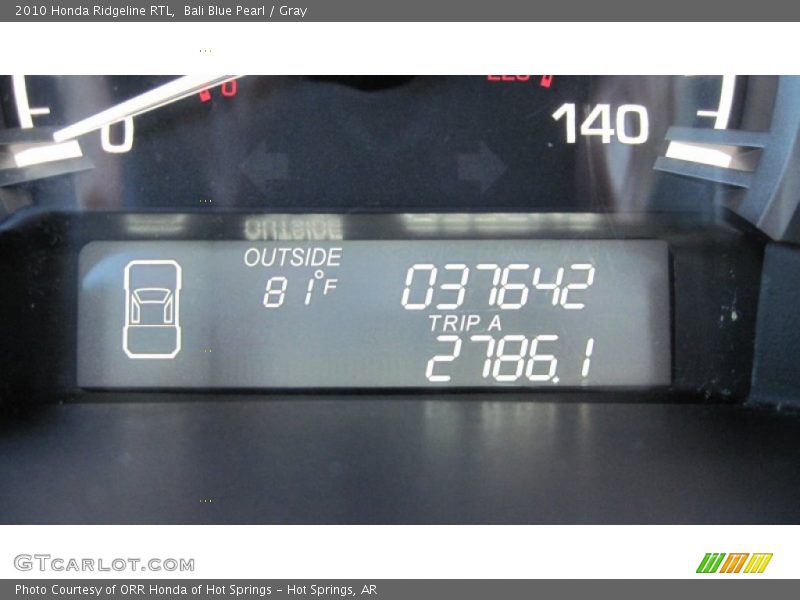 Bali Blue Pearl / Gray 2010 Honda Ridgeline RTL