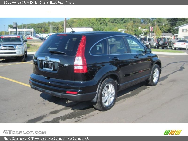 Crystal Black Pearl / Ivory 2011 Honda CR-V EX-L