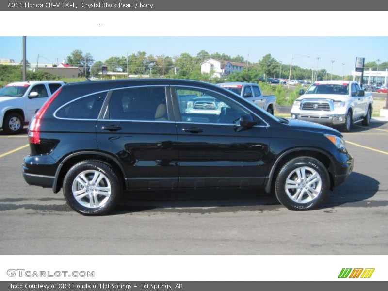 Crystal Black Pearl / Ivory 2011 Honda CR-V EX-L
