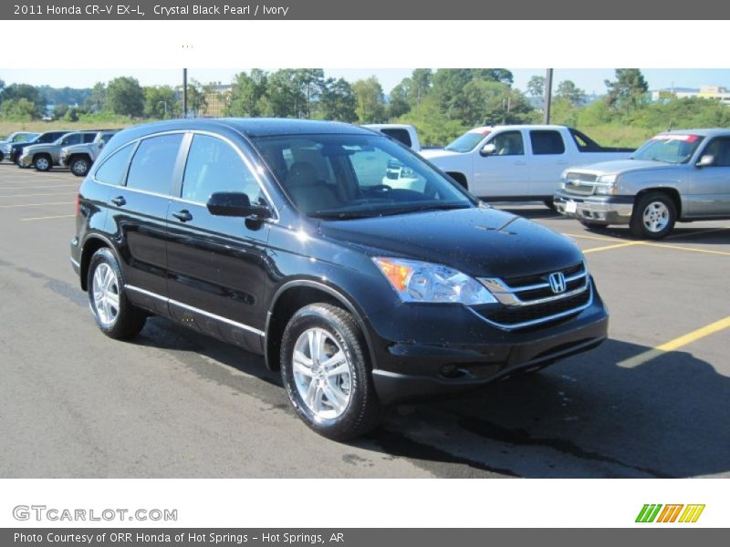 Crystal Black Pearl / Ivory 2011 Honda CR-V EX-L