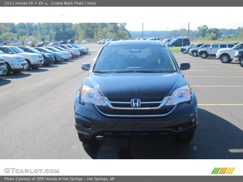Crystal Black Pearl / Ivory 2011 Honda CR-V EX-L