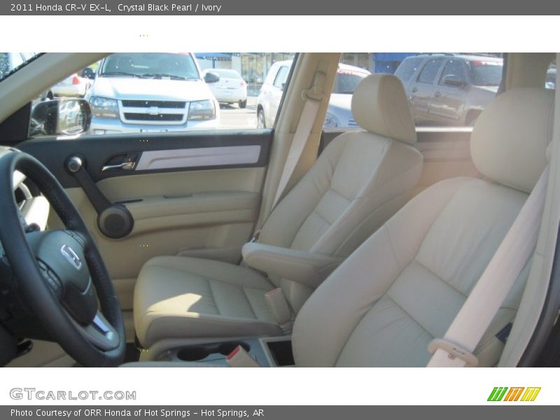 Crystal Black Pearl / Ivory 2011 Honda CR-V EX-L