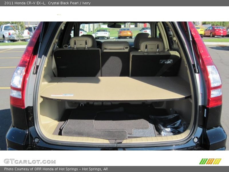 Crystal Black Pearl / Ivory 2011 Honda CR-V EX-L