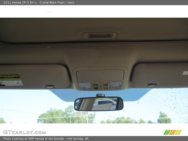 Crystal Black Pearl / Ivory 2011 Honda CR-V EX-L