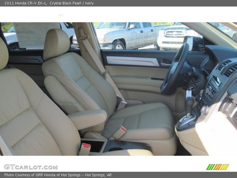 Crystal Black Pearl / Ivory 2011 Honda CR-V EX-L