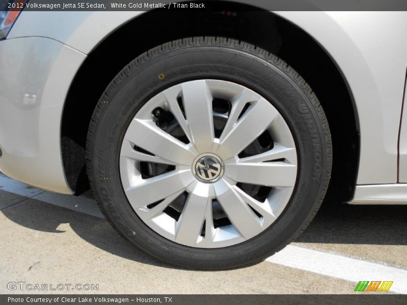 White Gold Metallic / Titan Black 2012 Volkswagen Jetta SE Sedan