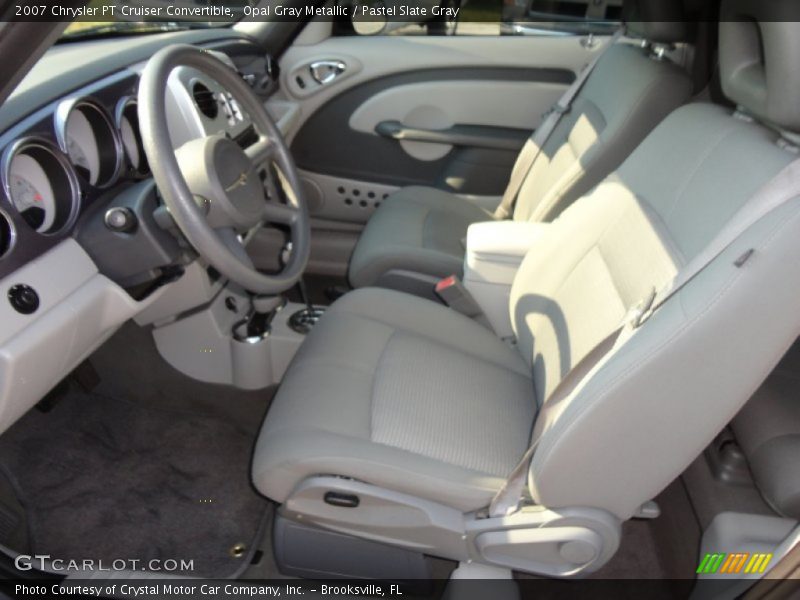 Opal Gray Metallic / Pastel Slate Gray 2007 Chrysler PT Cruiser Convertible