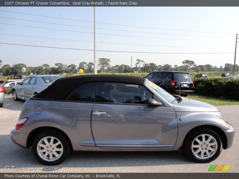 Opal Gray Metallic / Pastel Slate Gray 2007 Chrysler PT Cruiser Convertible