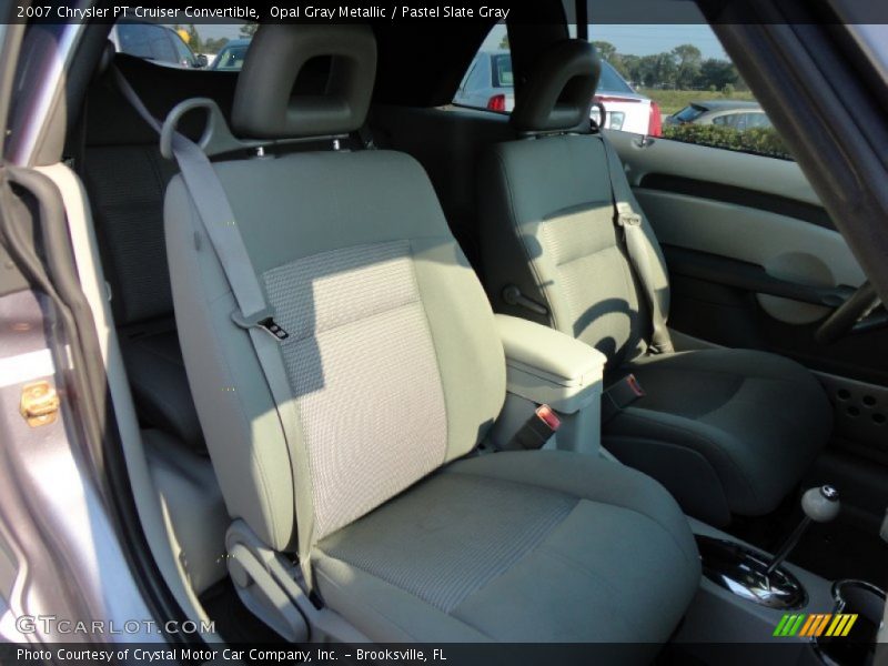 Opal Gray Metallic / Pastel Slate Gray 2007 Chrysler PT Cruiser Convertible