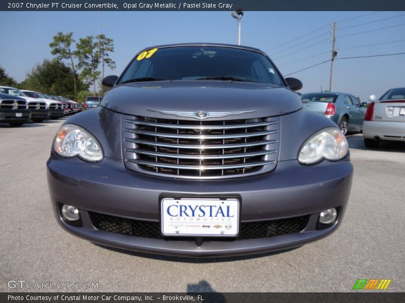 Opal Gray Metallic / Pastel Slate Gray 2007 Chrysler PT Cruiser Convertible