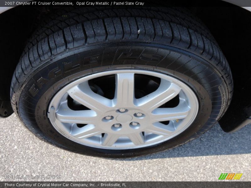 Opal Gray Metallic / Pastel Slate Gray 2007 Chrysler PT Cruiser Convertible