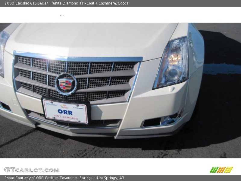 White Diamond Tri-Coat / Cashmere/Cocoa 2008 Cadillac CTS Sedan