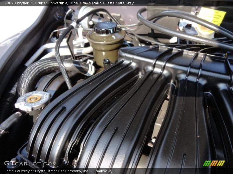 Opal Gray Metallic / Pastel Slate Gray 2007 Chrysler PT Cruiser Convertible