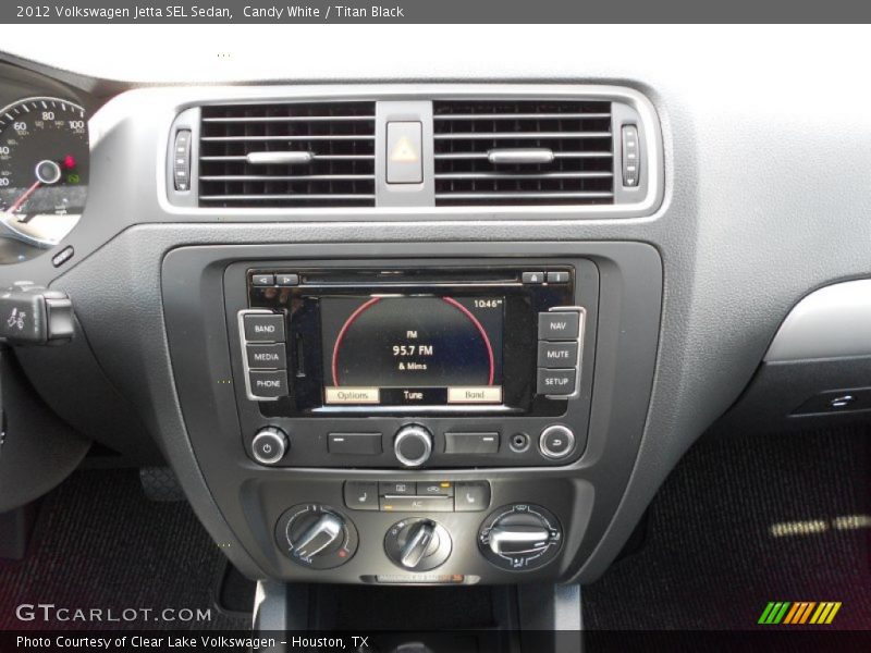 Controls of 2012 Jetta SEL Sedan