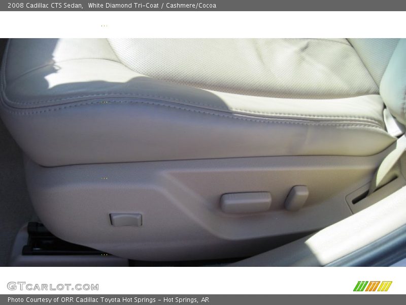White Diamond Tri-Coat / Cashmere/Cocoa 2008 Cadillac CTS Sedan
