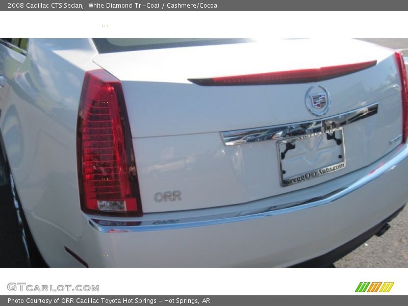 White Diamond Tri-Coat / Cashmere/Cocoa 2008 Cadillac CTS Sedan