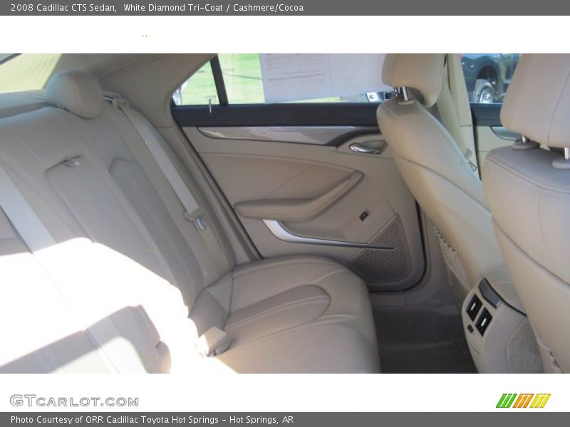 White Diamond Tri-Coat / Cashmere/Cocoa 2008 Cadillac CTS Sedan