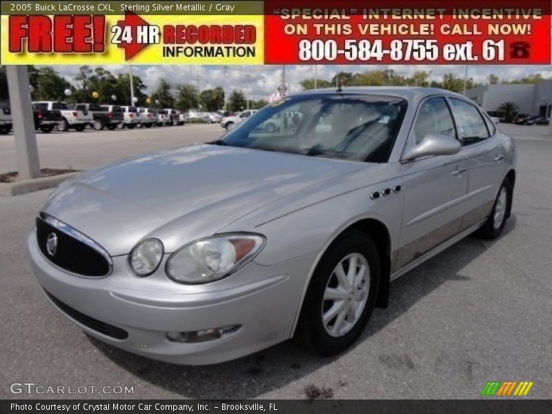 Sterling Silver Metallic / Gray 2005 Buick LaCrosse CXL