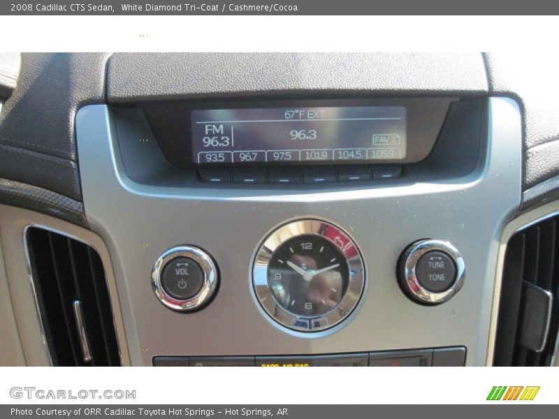 White Diamond Tri-Coat / Cashmere/Cocoa 2008 Cadillac CTS Sedan