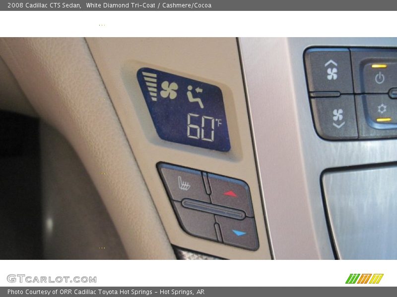 White Diamond Tri-Coat / Cashmere/Cocoa 2008 Cadillac CTS Sedan