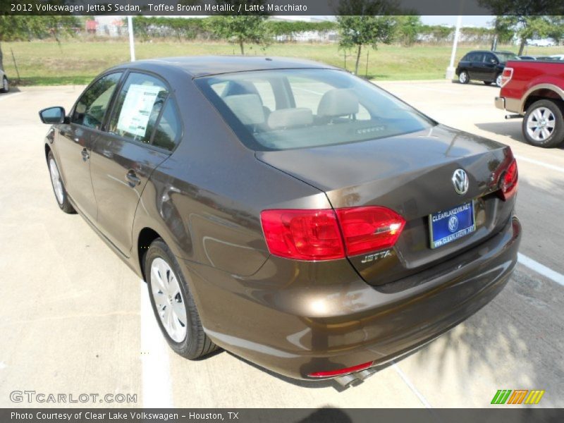 Toffee Brown Metallic / Latte Macchiato 2012 Volkswagen Jetta S Sedan