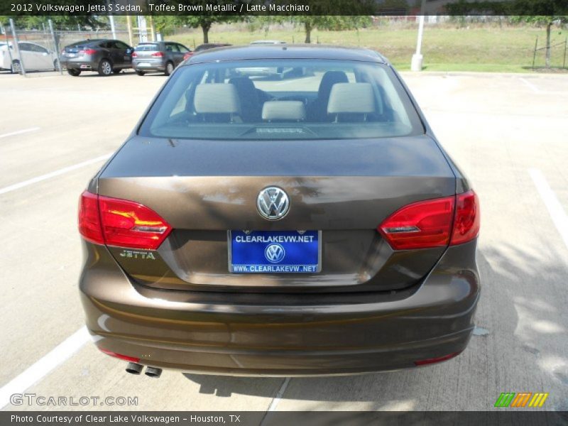 Toffee Brown Metallic / Latte Macchiato 2012 Volkswagen Jetta S Sedan