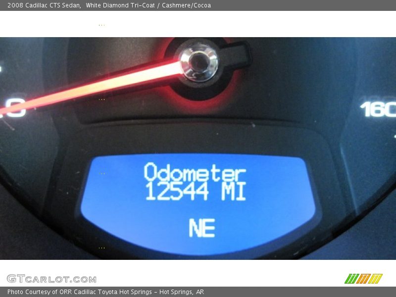White Diamond Tri-Coat / Cashmere/Cocoa 2008 Cadillac CTS Sedan