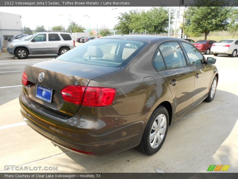 Toffee Brown Metallic / Latte Macchiato 2012 Volkswagen Jetta S Sedan