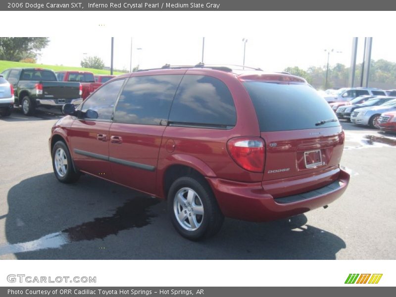 Inferno Red Crystal Pearl / Medium Slate Gray 2006 Dodge Caravan SXT