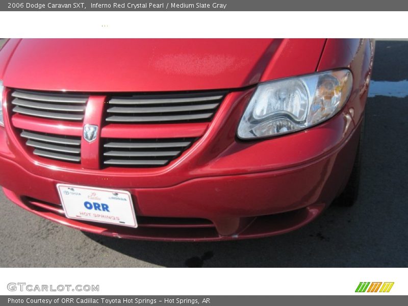 Inferno Red Crystal Pearl / Medium Slate Gray 2006 Dodge Caravan SXT