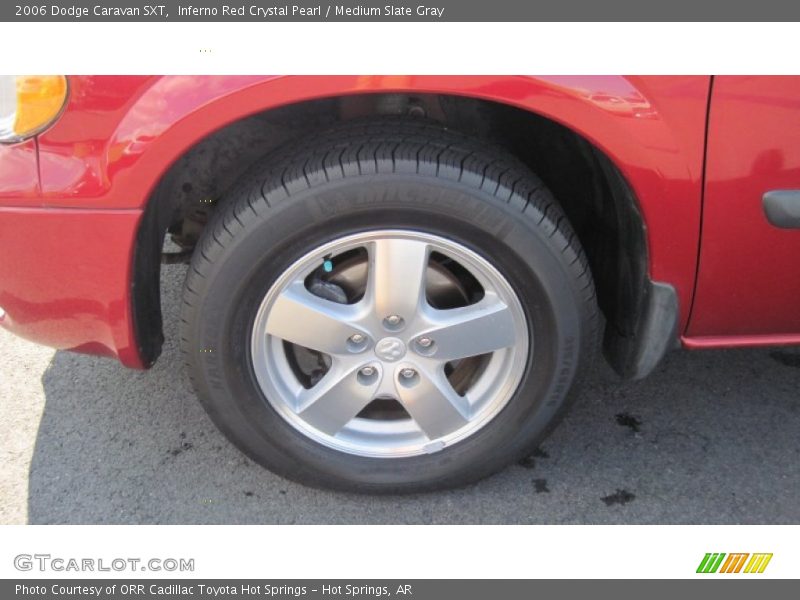 Inferno Red Crystal Pearl / Medium Slate Gray 2006 Dodge Caravan SXT