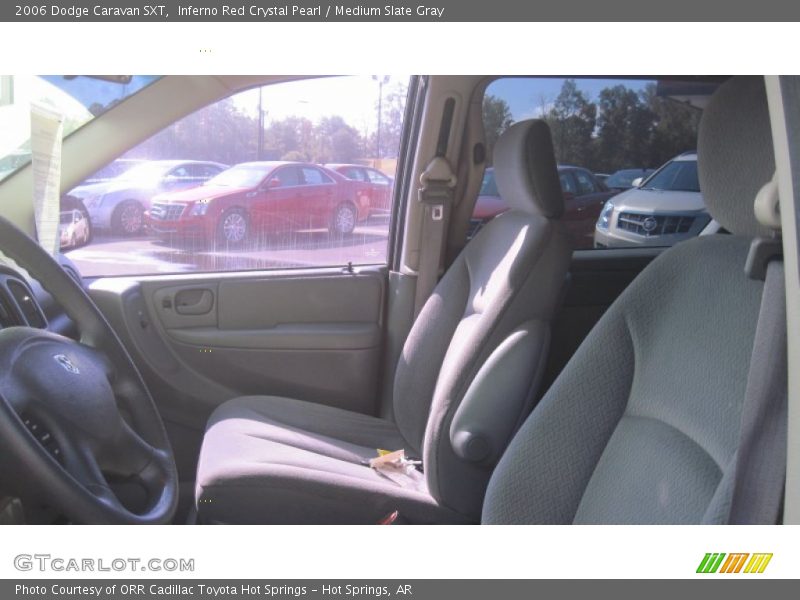 Inferno Red Crystal Pearl / Medium Slate Gray 2006 Dodge Caravan SXT