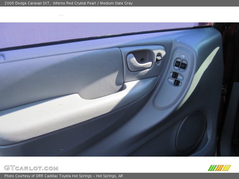 Inferno Red Crystal Pearl / Medium Slate Gray 2006 Dodge Caravan SXT
