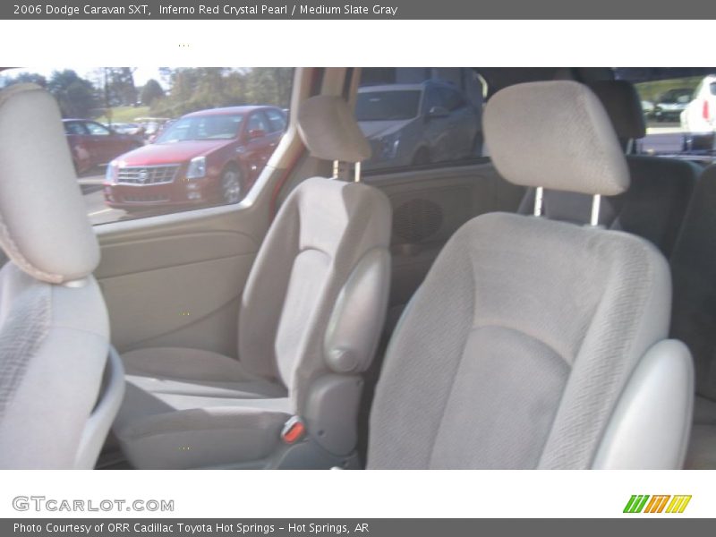 Inferno Red Crystal Pearl / Medium Slate Gray 2006 Dodge Caravan SXT