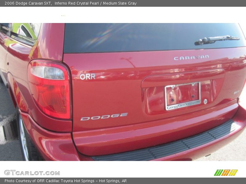 Inferno Red Crystal Pearl / Medium Slate Gray 2006 Dodge Caravan SXT