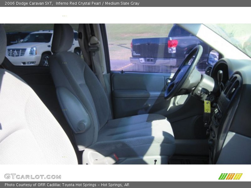 Inferno Red Crystal Pearl / Medium Slate Gray 2006 Dodge Caravan SXT